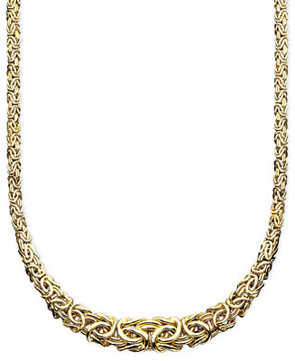 17" Byzantine Necklace in 14k Gold | Macy's