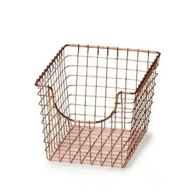 Scoop Basket Size: 8" H x 9.75" W x 12.75" D, Color: Copper | Wayfair North America