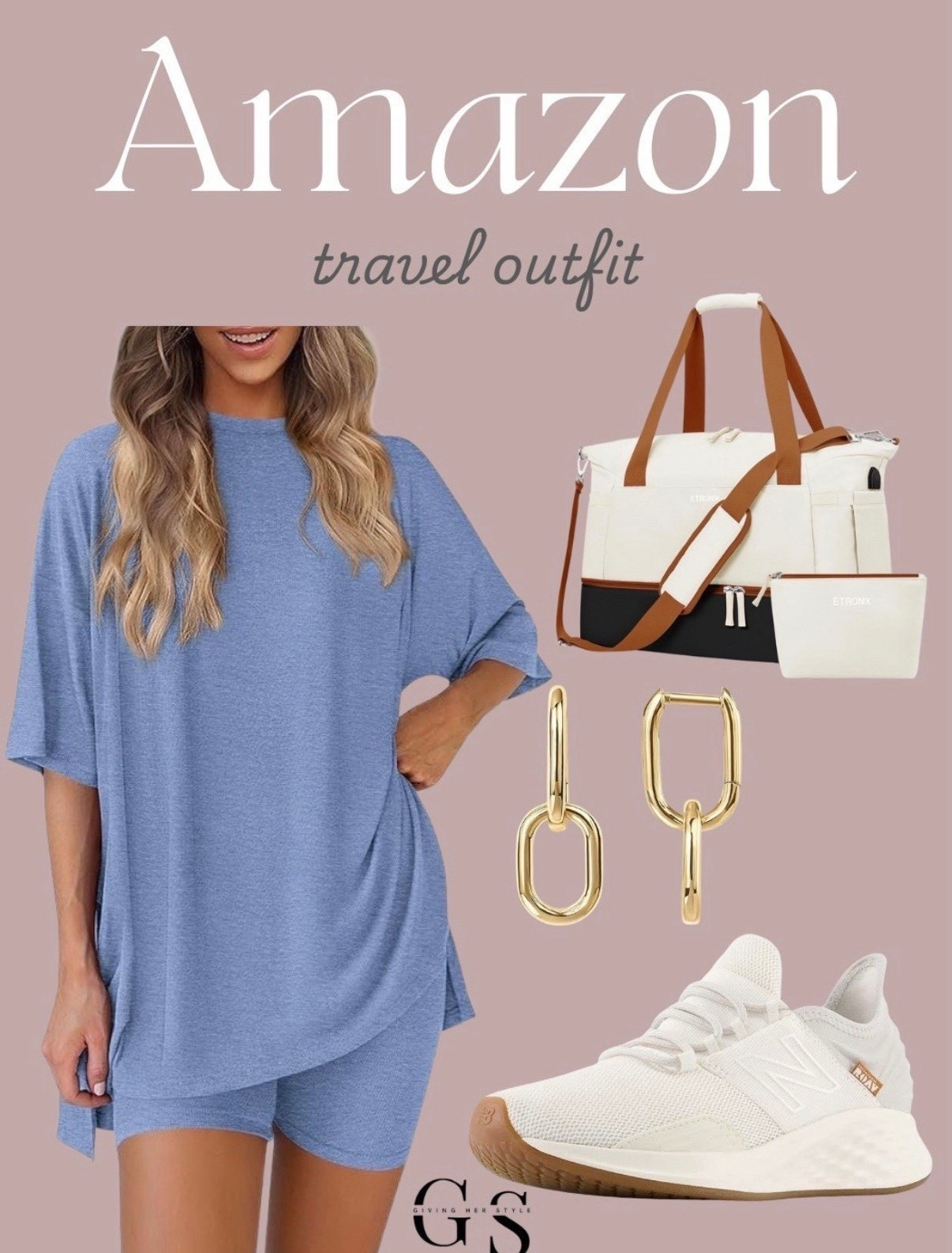 Spring outfit from Amazon 

Amazon outfit idea, Amazon finds, Amazon fashion, Spring outfit from amazon, Travel outfit 
Errands outfit
Casual style, running, gym, errands outift, airport outfit, athletic wear, lounge wear, sneakers, gen x outfit, flowy shorts, white sneakers biker shorts, resort wear, jeans, sandals, gold earrings, ootd, outfit inspo, outfit ideas#LTKSummerEdit #LTKStyleTip

#LTKActive #LTKBump #LTKTravel