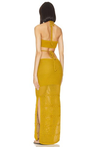 Parisa Maxi Dress in Olive Green | Revolve Clothing (Global)