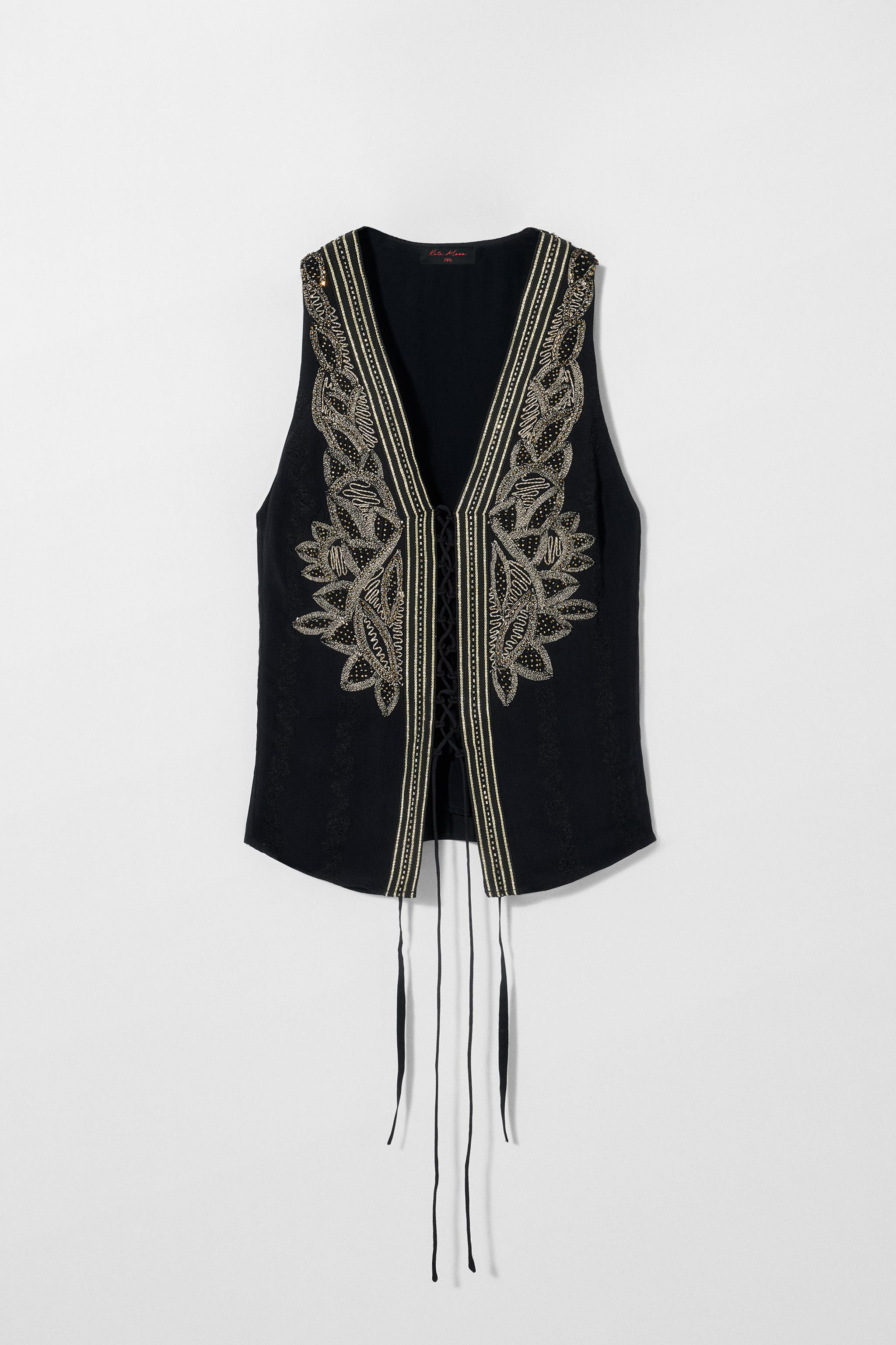 EMBROIDERED WAISTCOAT KATE MOSS X ZARA | Zara UK