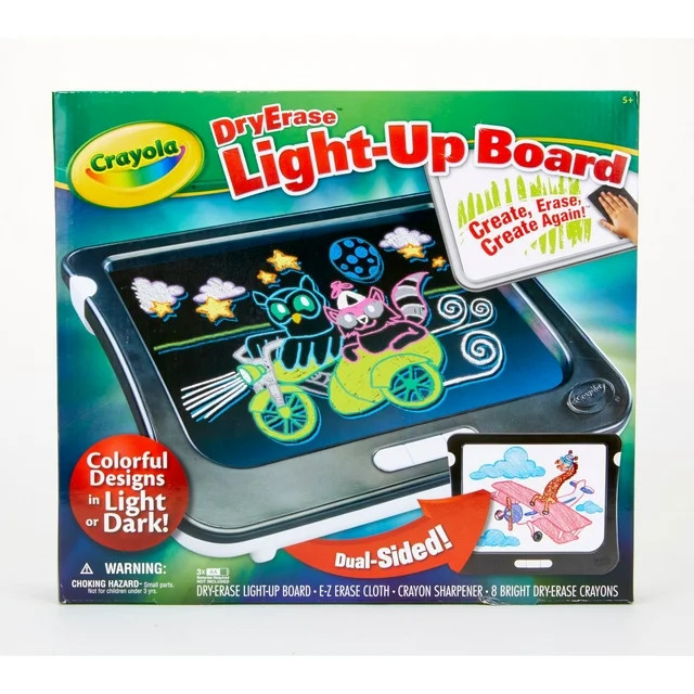 Crayola Dry Erase Light Up Board, Holiday Gift for Kids, Holiday Toy, Drawing Board & Coloring Ta... | Walmart (US)