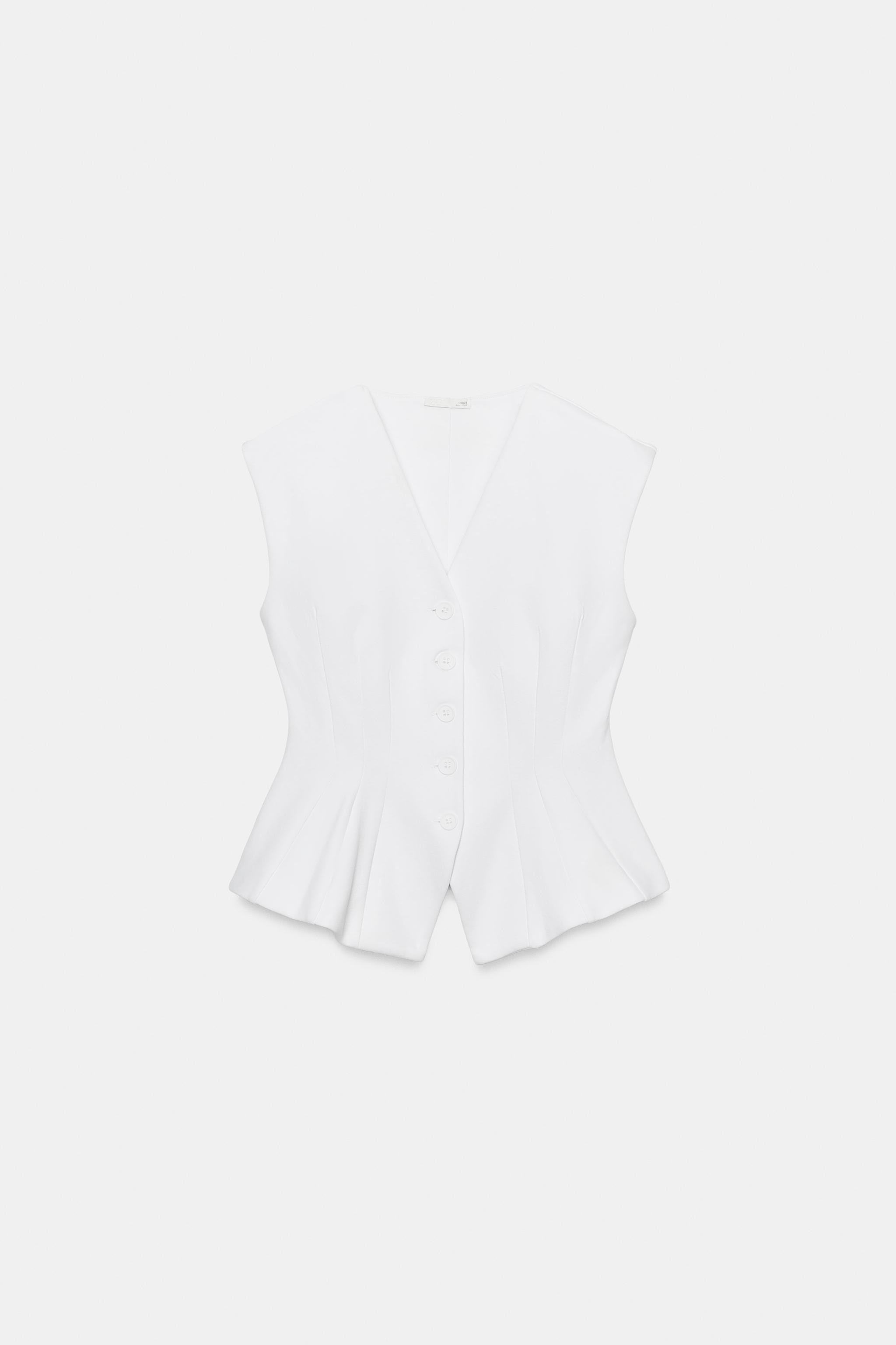 INTERLOCK BUTTON VEST | Zara US