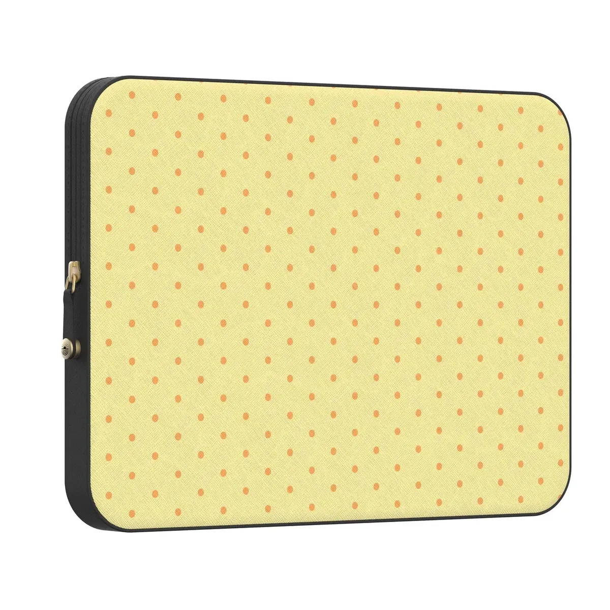 On the Dot   Yellow Polka Dot Laptop Case | CASELY