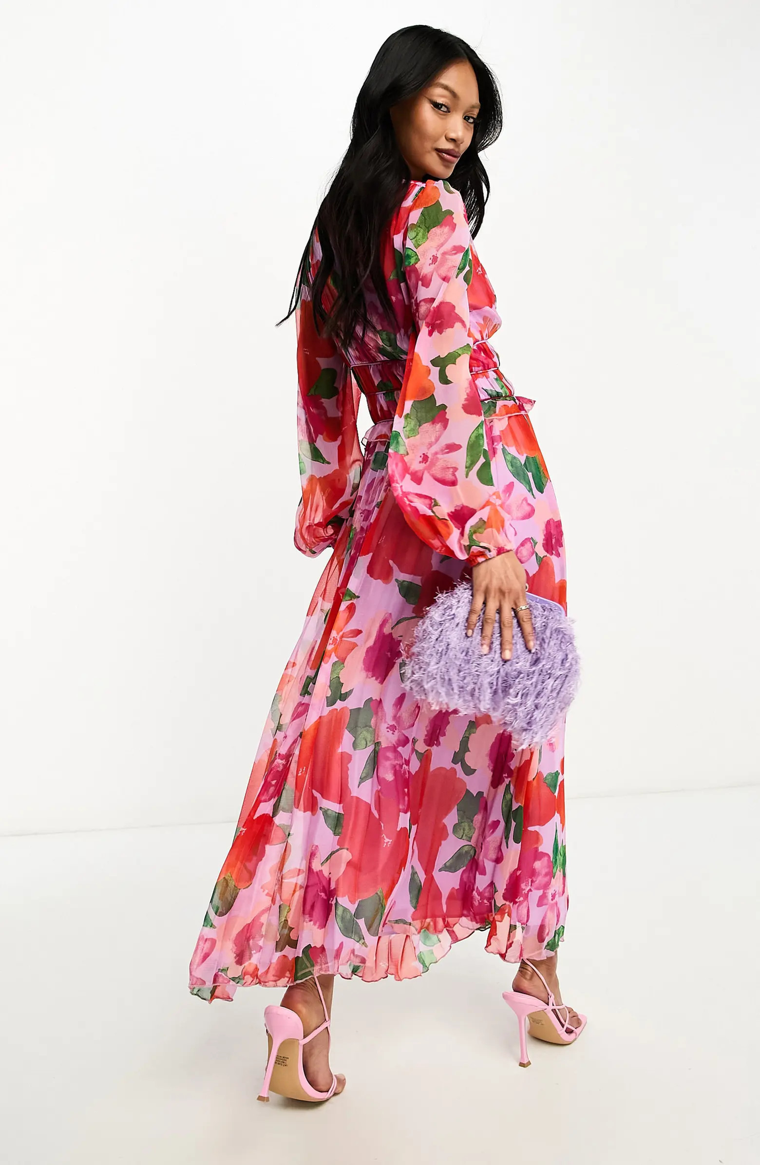 Floral Print Long Sleeve Dress | Nordstrom