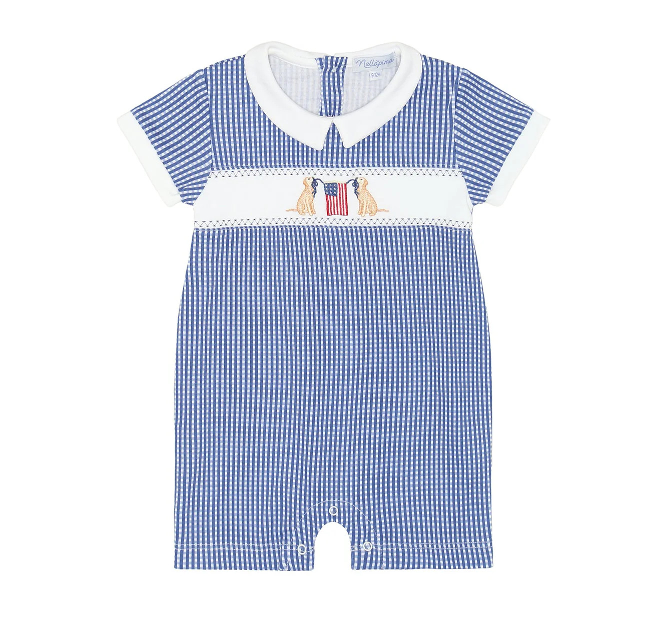 Nellapima American Pups Boys Romper | JoJo Mommy