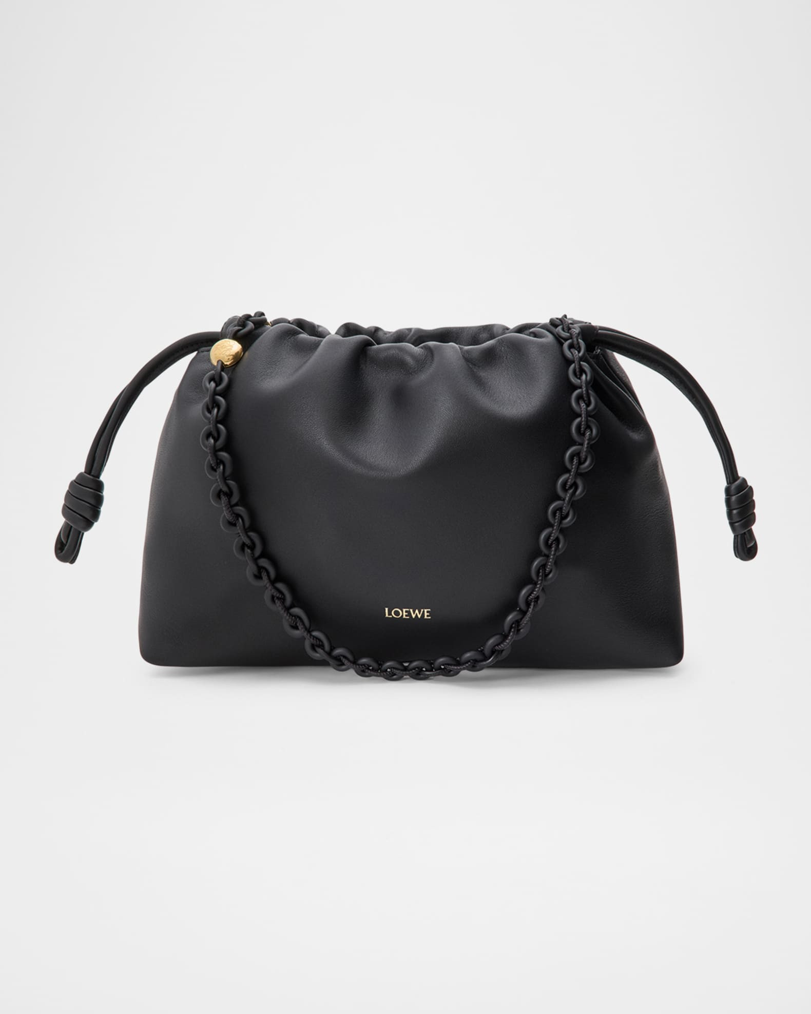 Flamenco Medium Shoulder Bag in Nappa Leather | Neiman Marcus