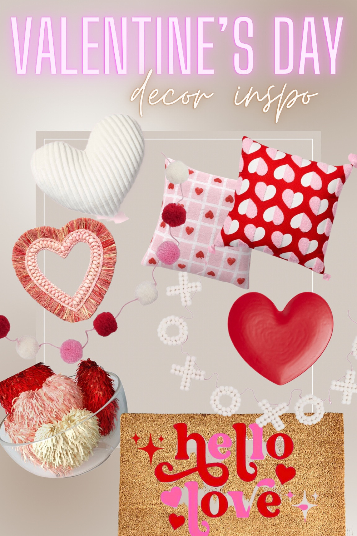 Valentine’s Day inspo 💕❤️

Valentine’s Day decor
Valentine’s Day
February decor
Doormat
Home decor
Heart decor
Heart pillows

#LTKFind #LTKhome #LTKSeasonal