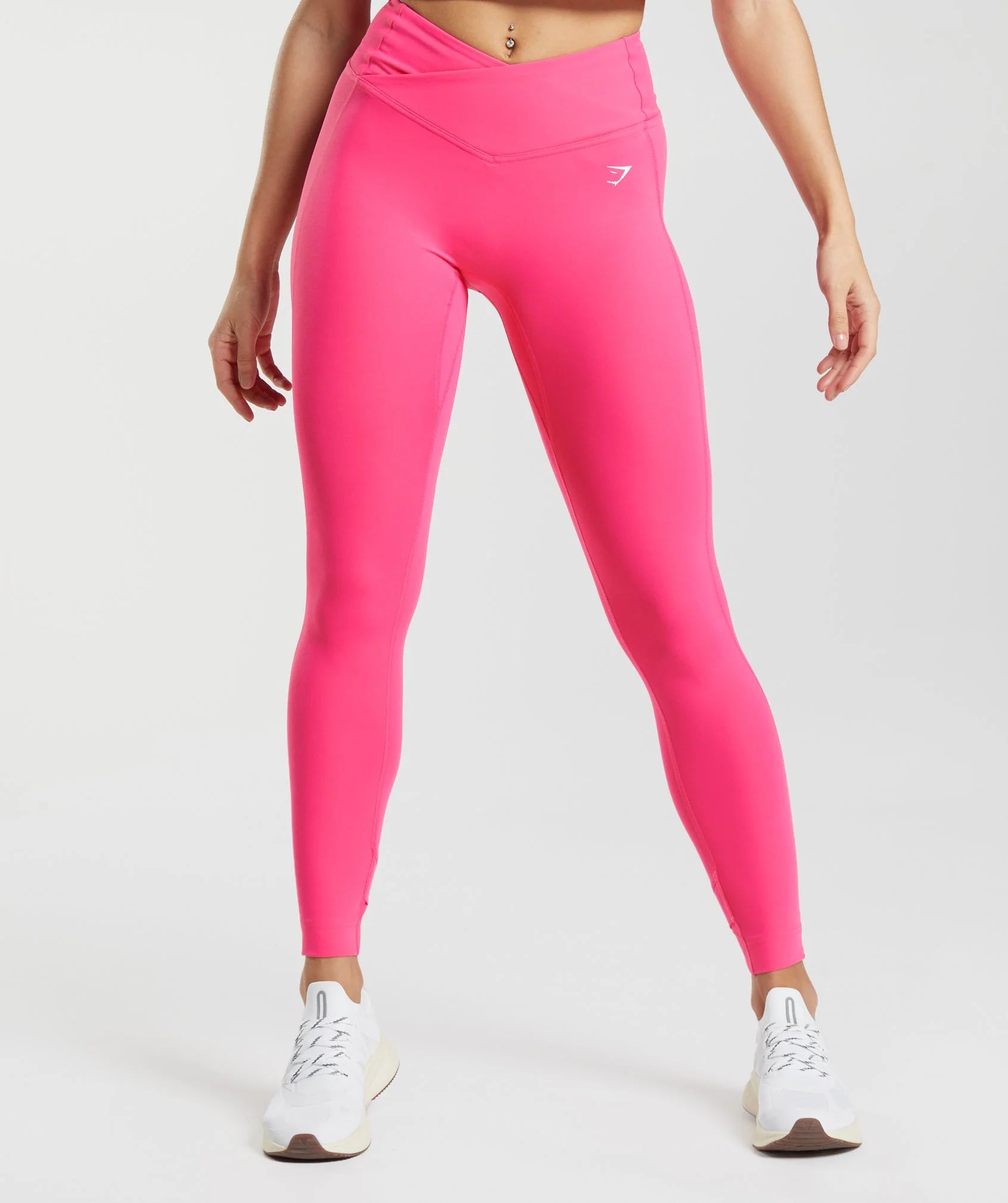 Gymshark Crossover Leggings - Bright Fuchsia | Gymshark US