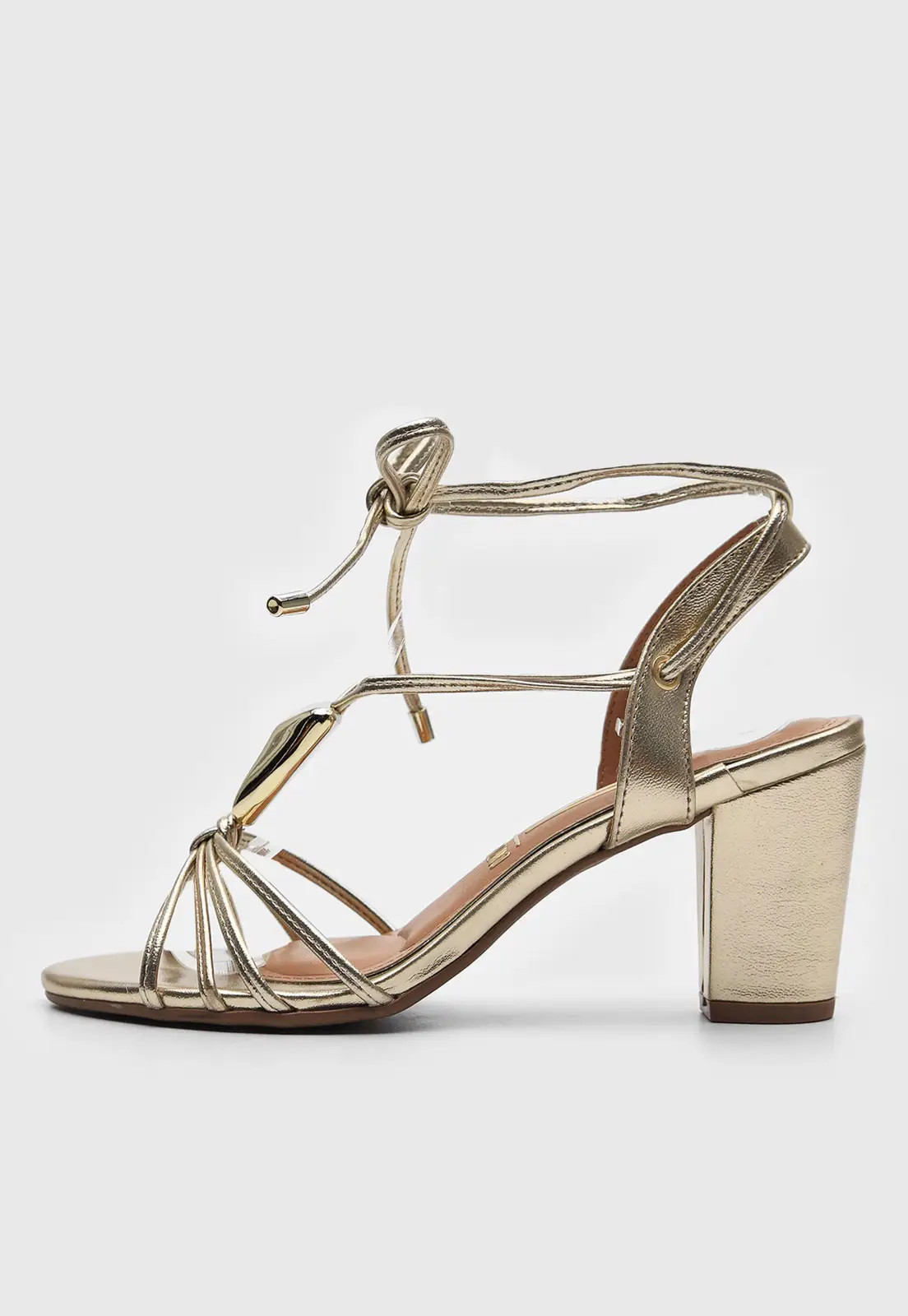 Sandália Vizzano Metalizada Dourada | Dafiti (BR)