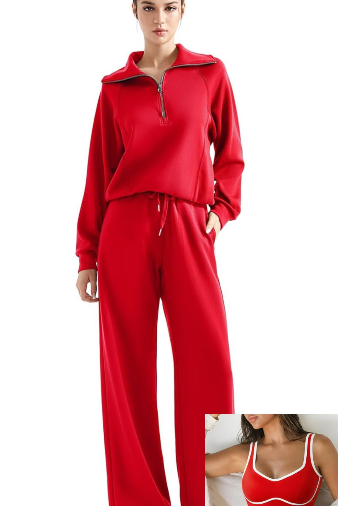 Spanx Air Essential Dupe. Perfect for holiday travel or just lounging around the house. ✈️♥️

#LTKstyletip #LTKfindsunder50 #LTKSeasonal