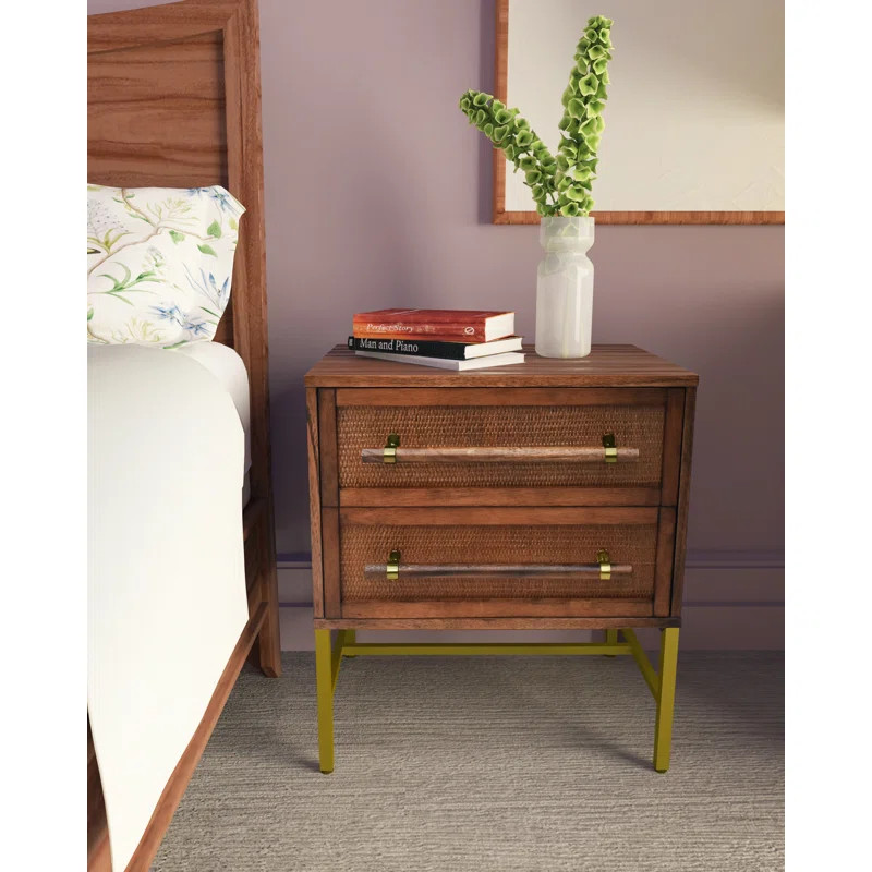 Sophia Solid + Manufactured Wood Nightstand | Wayfair North America