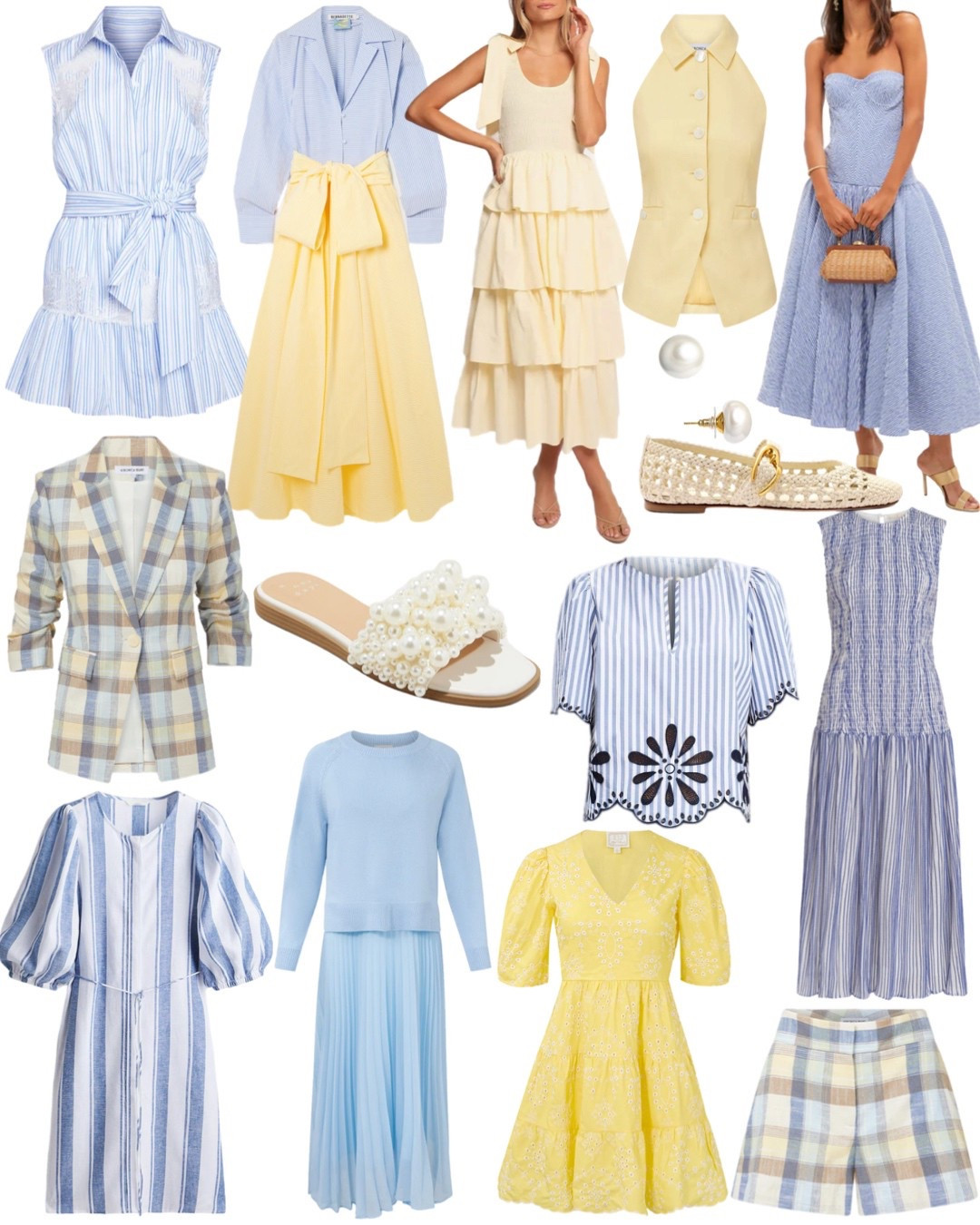Blue and yellow outfits and summer dresses. So many pieces are on sale for Memorial Day weekend. Find travel outfits and other summer outfit inspiration! 

#LTKSaleAlert #LTKFindsUnder100 #LTKSummerEdit