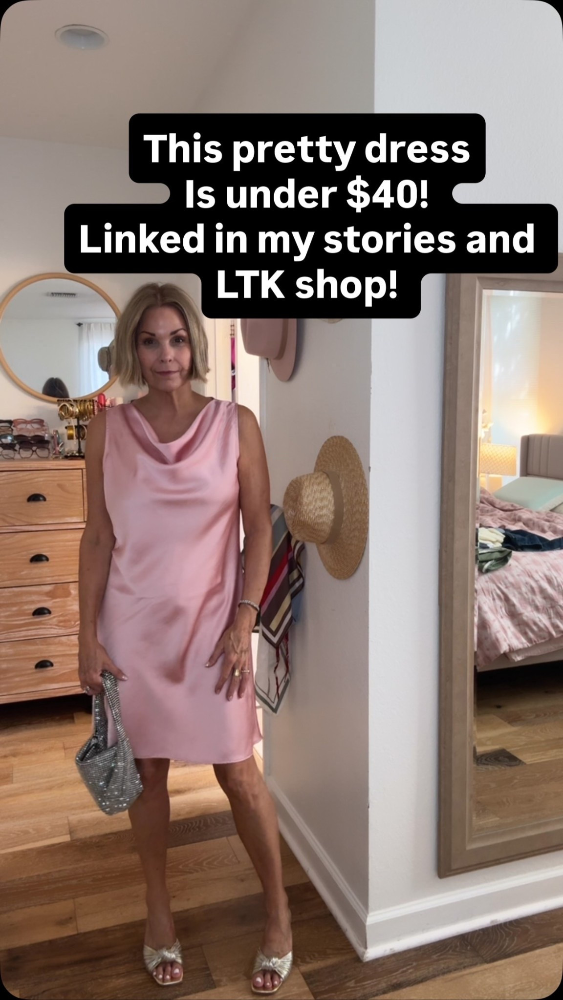 This pretty dress
Is under $40! 
Linked in my stories and LTK shop!