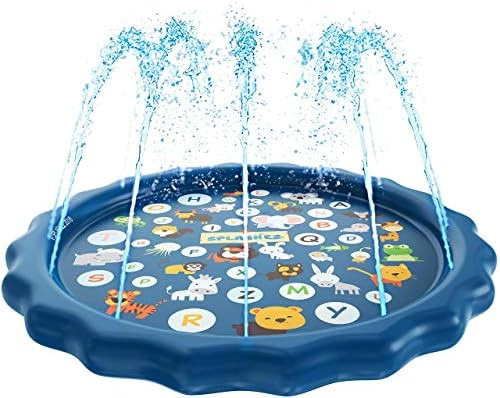 SplashEZ 3-in-1 Splash Pad, Sprinkler for Kids, and Wading Pool for Learning – Children’s Spr... | Amazon (US)
