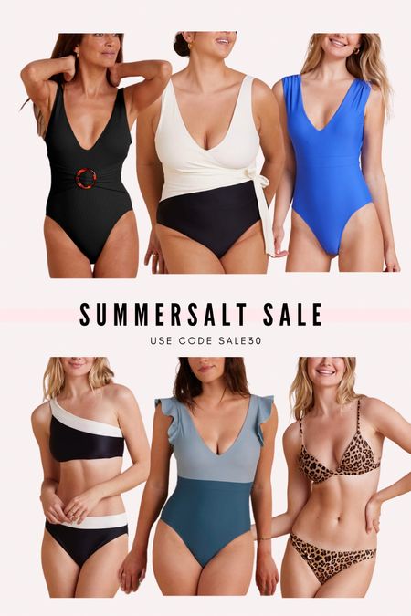 summersalt swim sale - 30% off with code SALE30 and an extra $10 off with code ALLIELJS10

ft. a few of my favorite suits! i wear a size 8 in all.

#LTKunder100 #LTKsalealert #LTKswim