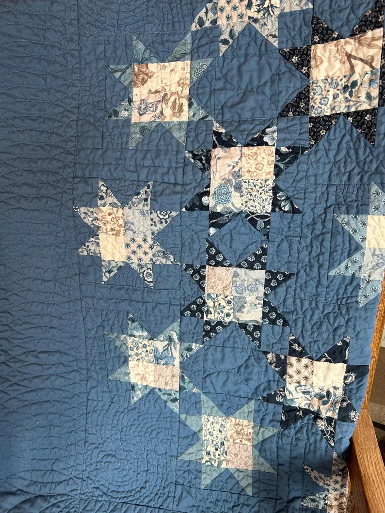 Handmade Quilt 44\u201dx44\u201d Throw, Lap Quilt, Wall Decor, Table Topper by Kritchenstitchen -... | Etsy (Global)