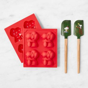 PEANUTS™ x Williams Sonoma Hot Chocolate Mold & Mini Spatulas | Williams-Sonoma