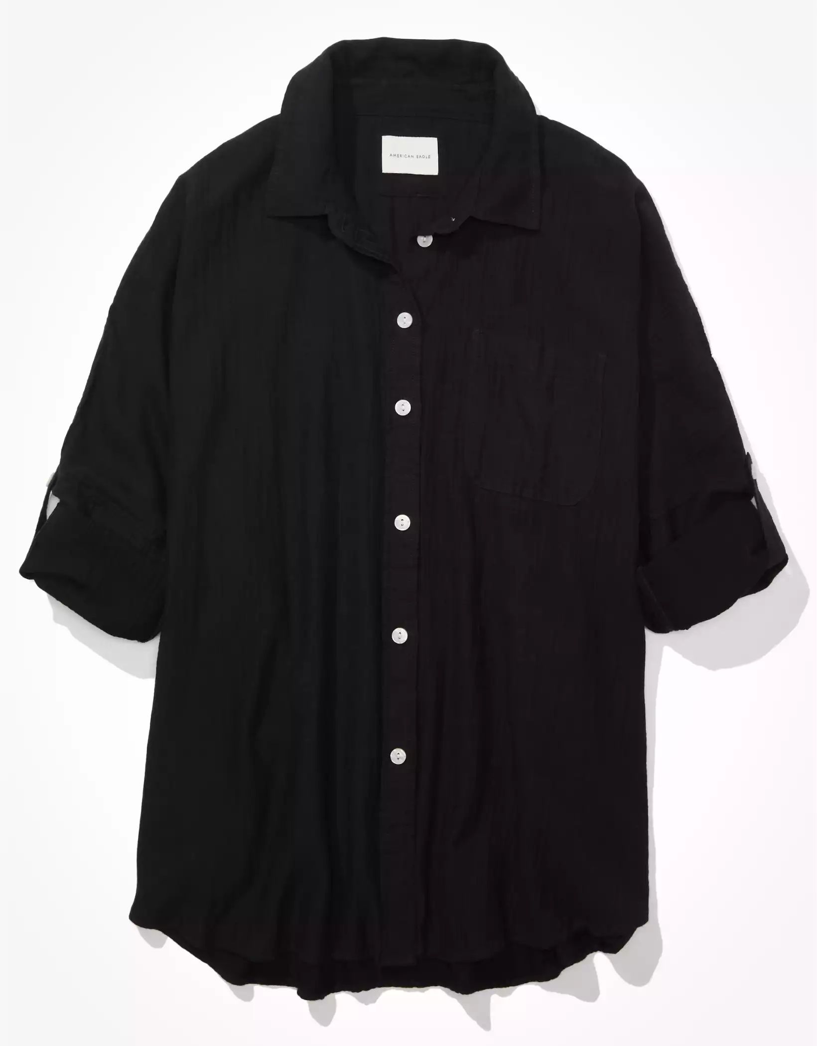 AE Go Big Oversized Shirt | American Eagle Outfitters (US & CA)