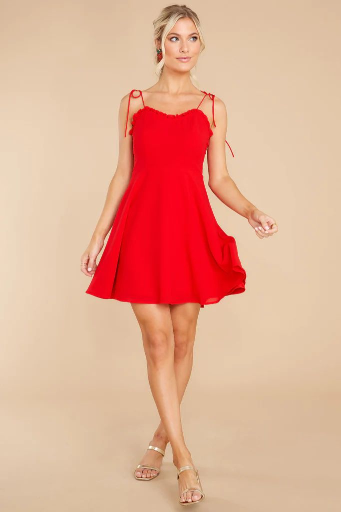 Striking Glance Red Dress | Red Dress 