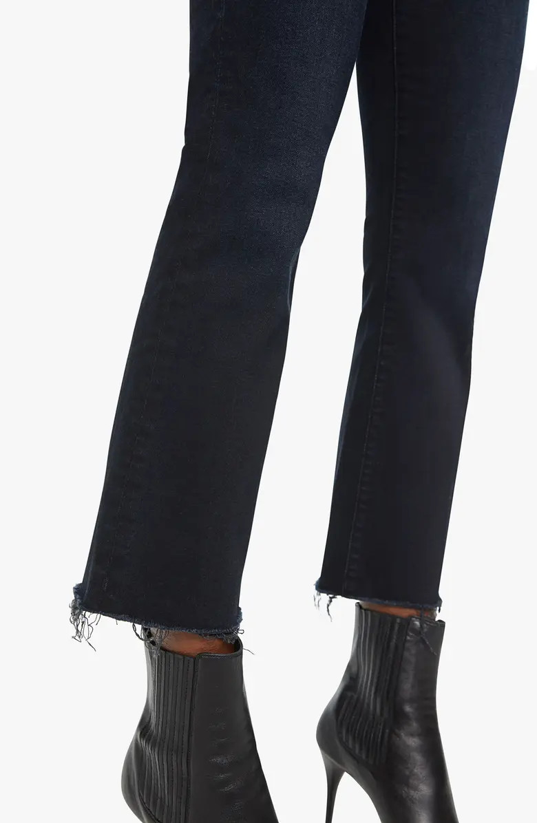 The Hustler Frayed High Waist Ankle Flare Jeans | Nordstrom