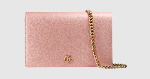 GG Marmont leather mini chain bag | Gucci (US)