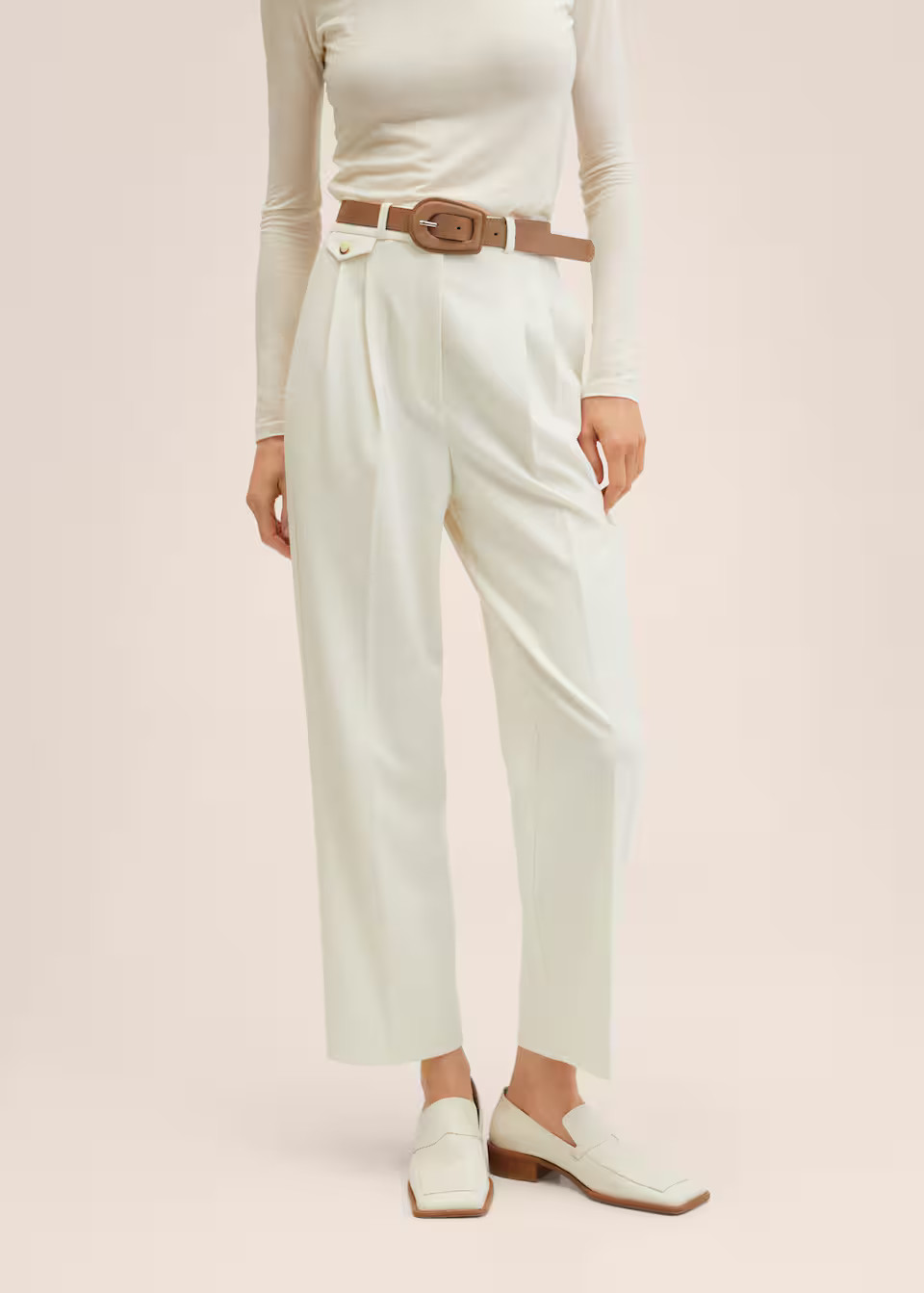 Pockets straight trousers | MANGO (UK)