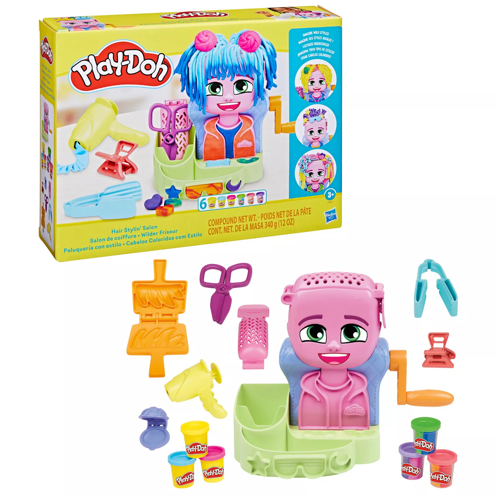Play-Doh Hair Stylin' Salon Playset, Multi | Kohl's