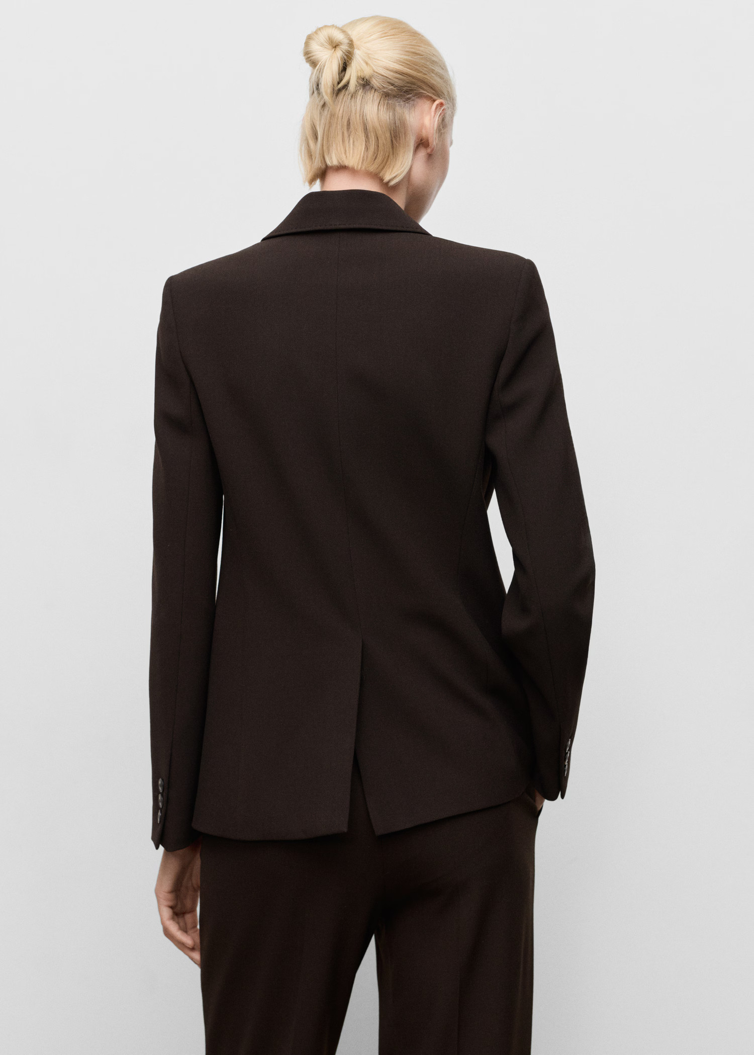 Straight-fit suit blazer - Women | MANGO USA | Mango (US/MX/AU)