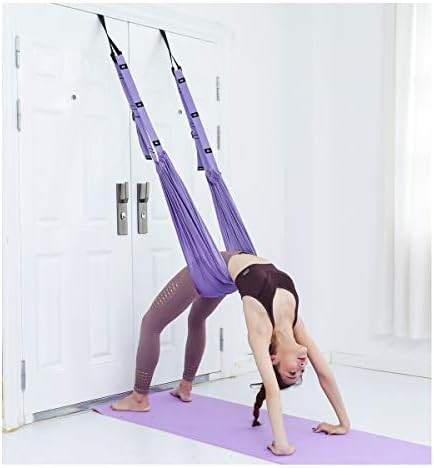 Leg Stretcher Strap, Stretching Equipment with Door Anchor Flexibility Trainer Backbend Assist St... | Amazon (US)