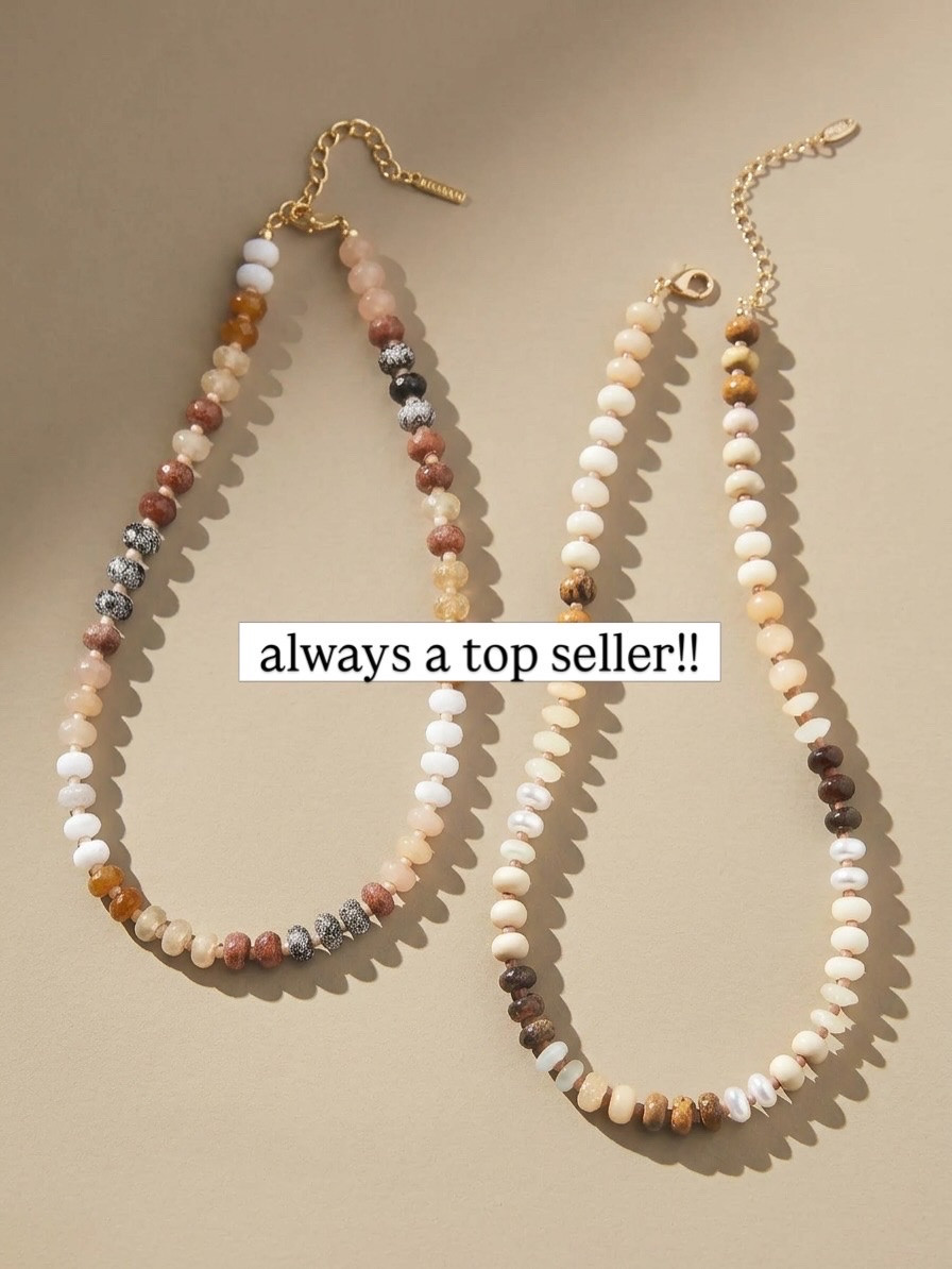 Gemstone Amazon necklace 

#LTKmomlife #LTKU #LTKootd