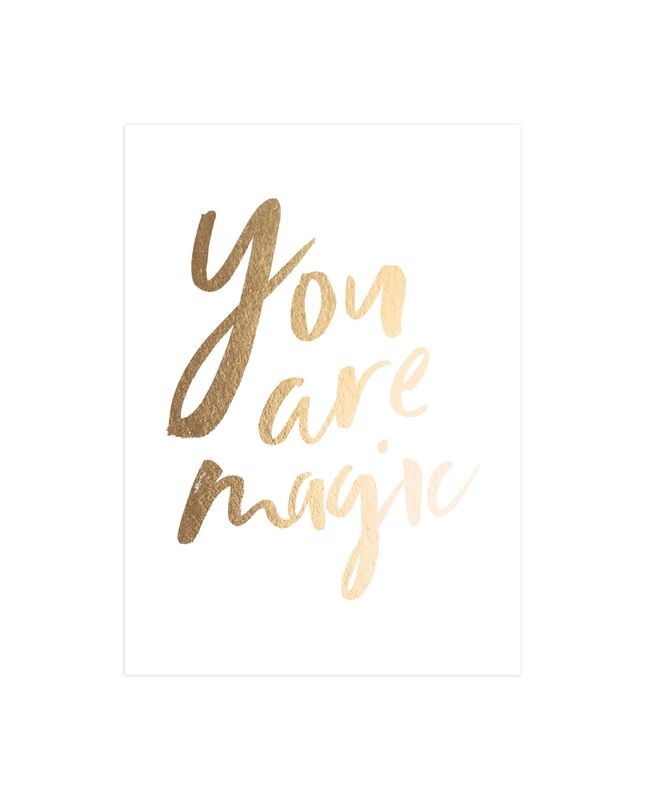 "Magical" - [non-custom] Foil-pressed Art Print by AK Graphics. | Minted