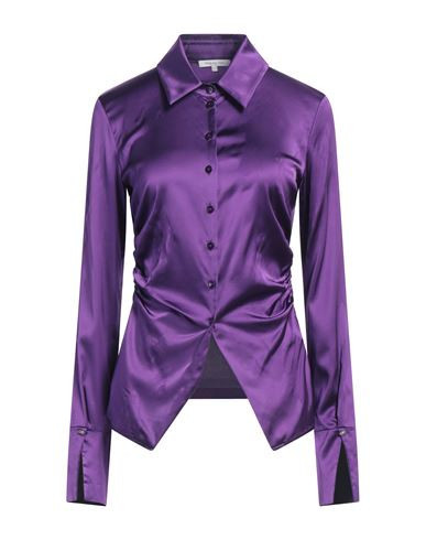 Patrizia Pepe Woman Shirt Purple Size 2 Viscose, Polyamide, Elastane | YOOX (US)