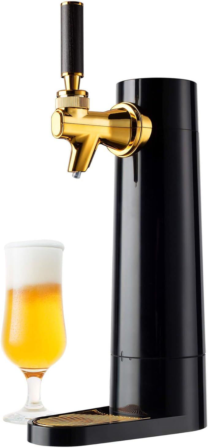 GREEN HOUSE Portable Beer Dispenser - Mini Kegerator for Home, Ultra Fine Foam Enhance & Keep Bee... | Amazon (US)