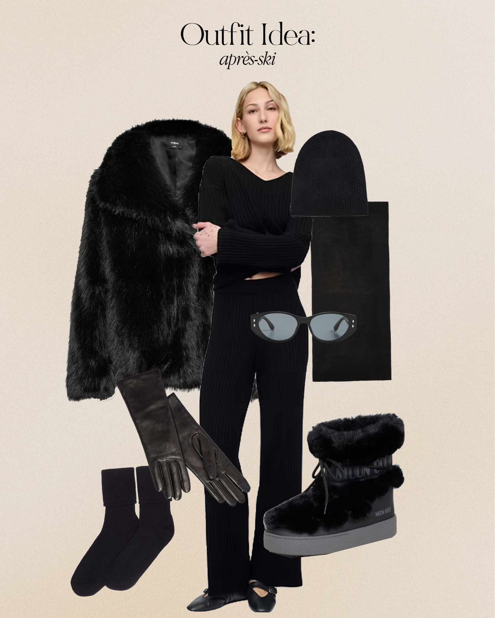 Après-ski outfit idea ❄️