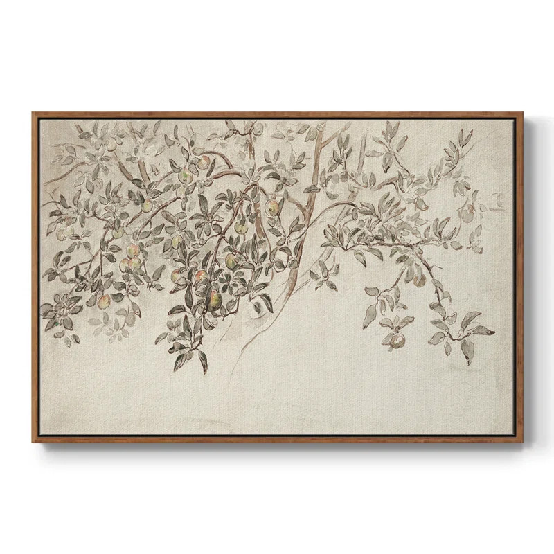 Red Barrel Studio® Vintage Sketch-LII - Floater Frame Print on Canvas | Wayfair | Wayfair North America
