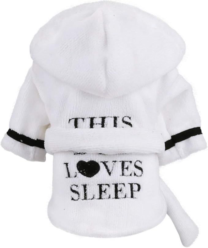 Stock Show Pet Pajama with Hood Thickened Luxury Soft Cotton Hooded Bathrobe Quick Drying and Sup... | Amazon (CA)