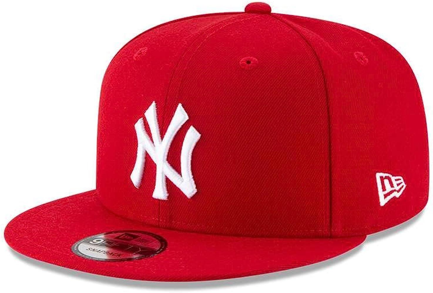 New Era MLB 9FIFTY Black Adjustable Snapback Hat Cap One Size Fits All | Amazon (US)