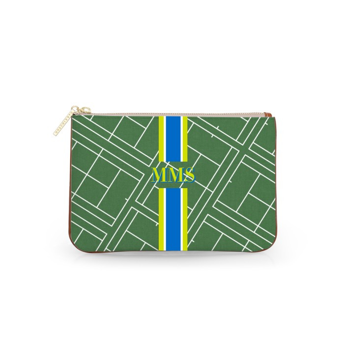 Everyday Essentials Pouch - Monogram Stripe | Barrington Gifts