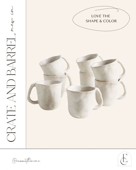 Currently in my cart! Leanne ford can do no wrong 🤍 love the shape and color of these mugs. $17 for one or $140 for 8😍

#LTKhome #LTKSpringSale #LTKfindsunder50