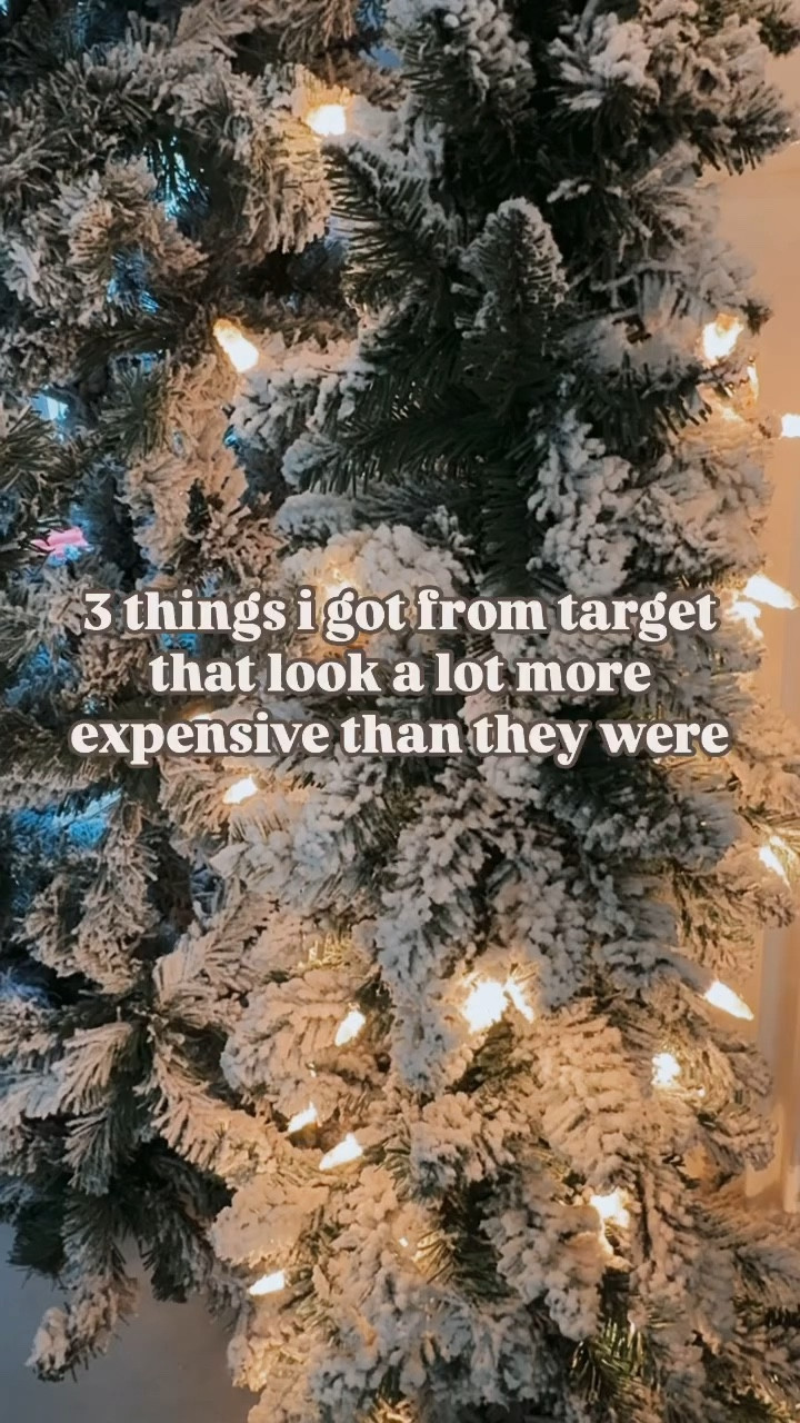 These 3 festive finds look expensive AF, but won’t break the bank! 💸

Who else is a sucker for Target’s holiday section?Comment TARGET CHRISTMAS for the links to my holiday decor faves 

#targetdoesitagain #christmasdecor #budgetfriendly
