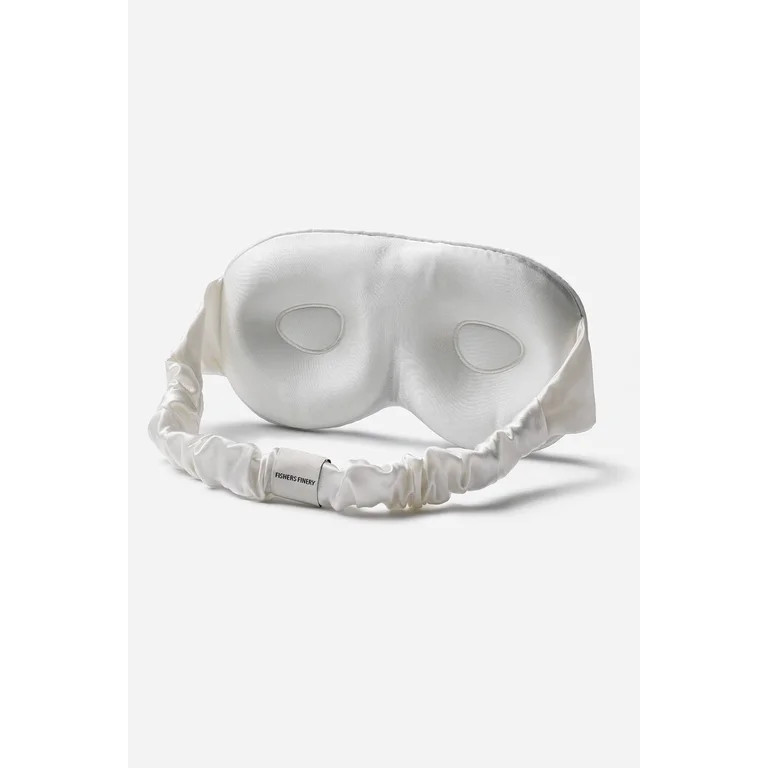 Fishers Finery 25 Momme 100% Organic Mulberry Silk Hypoallergenic Contour Eye Mask - Skin Friendl... | Walmart (US)