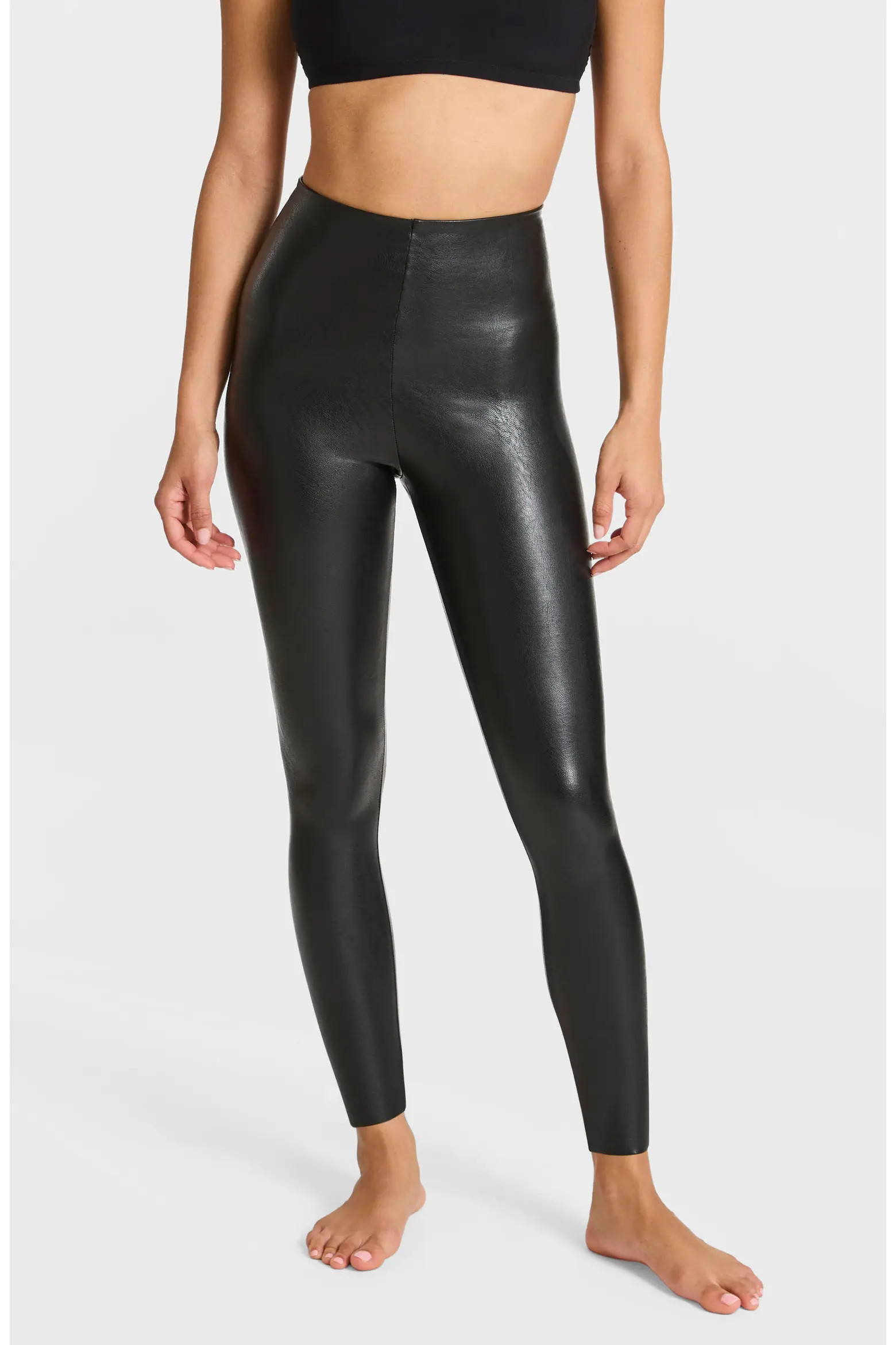 7/8 Faux Leather Control Leggings (Women) | Nordstrom | Nordstrom