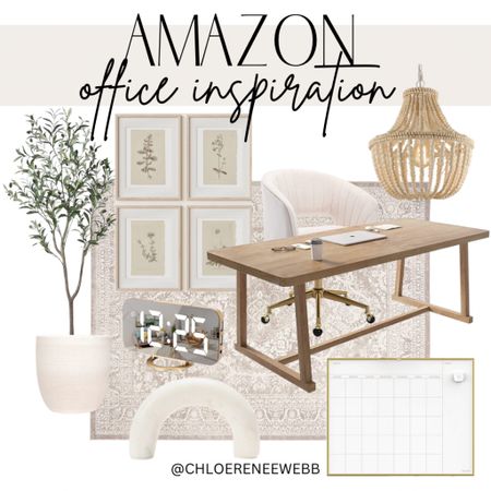 Amazon office inspiration! Loving this whole vibe! Everything you need for a cute office space all from Amazon!

amazon, amazon finds, office decor, office inspiration, office desk, office furniture, faux olive tree, neutral home decor, beaded chandelier, amazon office decor, beige home decor, beige office 

#LTKstyletip #LTKhome #LTKFind