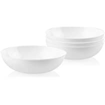 Corelle White Meal Bowls for Pasta, Salad, and More | 4 Pack, 46 Oz | Proudly Made in the USA | Easy | Amazon (US)