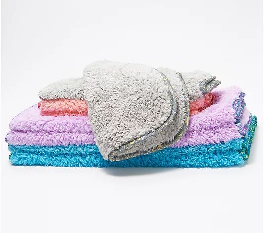 (8) Super Plush Puppy Fur Microfiber Towel Set by Campanelli - QVC.com | QVC