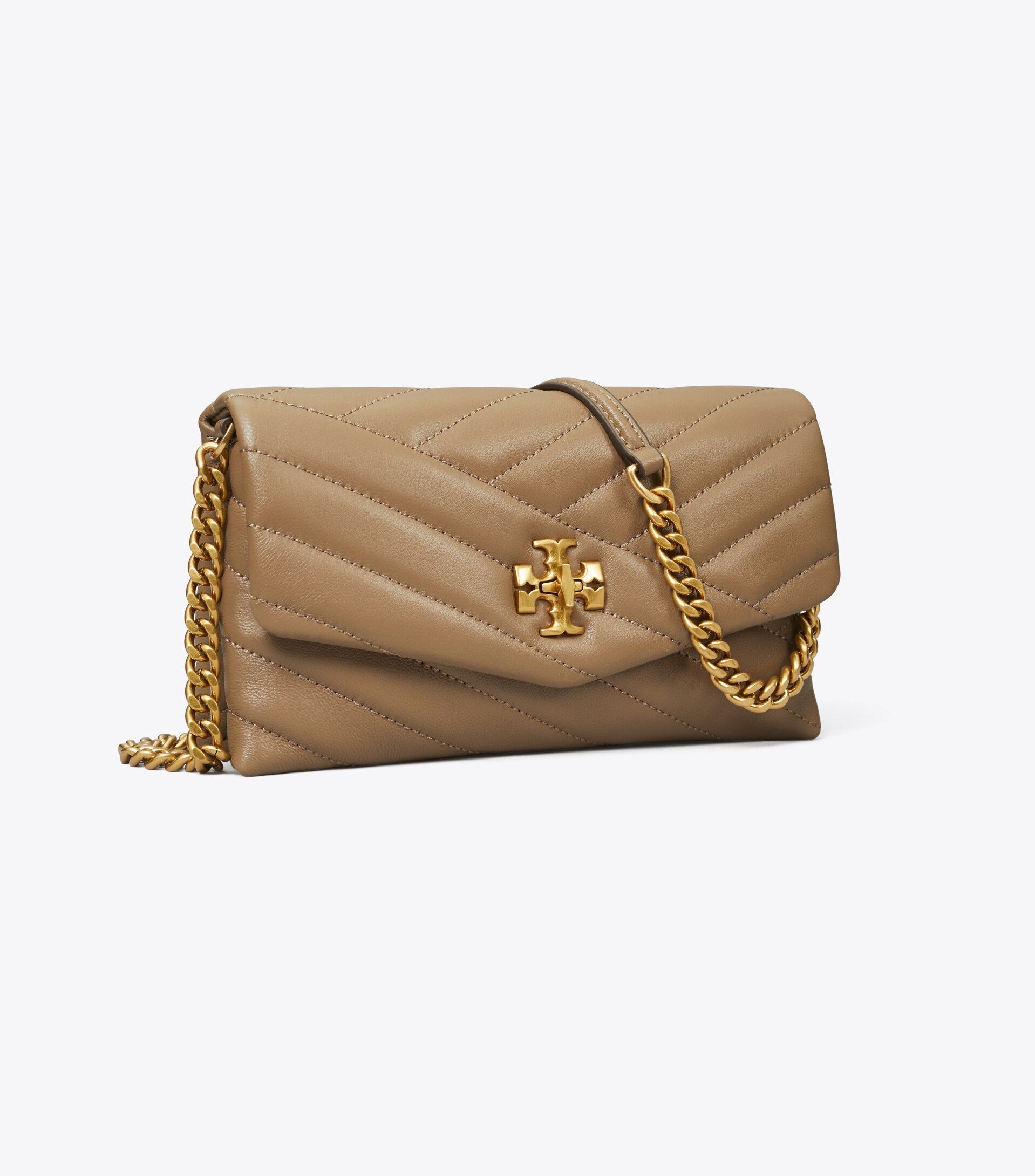 Kira Chevron Chain Wallet: Women's Designer Mini Bags | Tory Burch | Tory Burch (US)