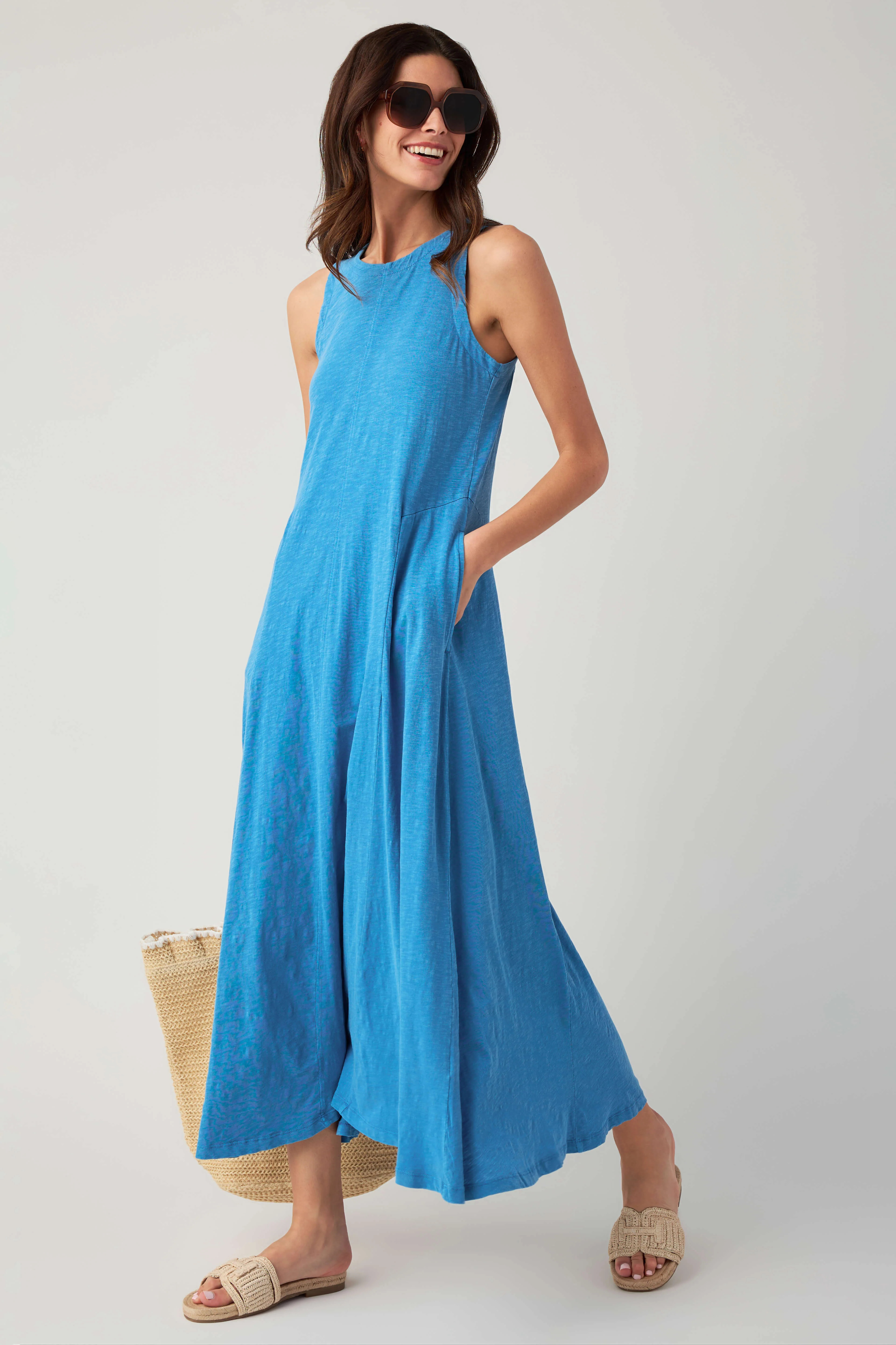 Z Supply Waters Edge Midi Dress | Social Threads