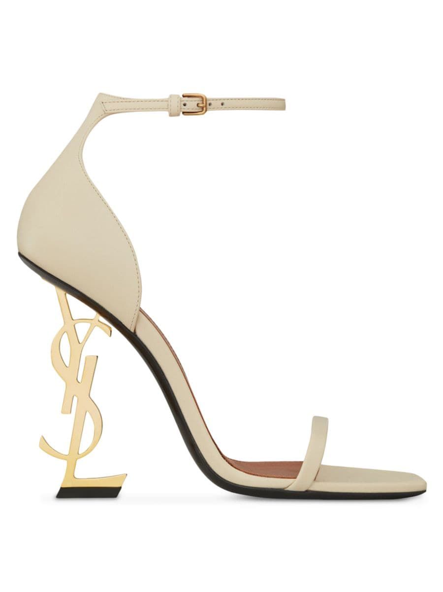 Opyum 110MM YSL Leather Sandals | Saks Fifth Avenue