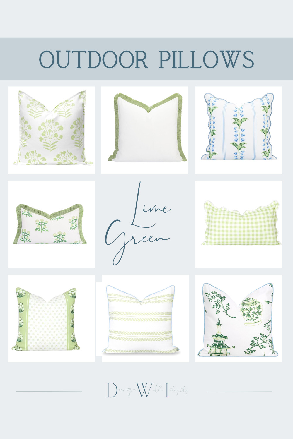 One of my favorite designer tricks is mixing blue and green together for an outdoor space that feels fresh, layered, and timeless. These curated pillow pairings blend soft botanicals, tailored stripes, gingham, chinoiserie inspired prints, and textured trims to create a look that is polished without feeling overdone. Keeping the color palette consistent while varying the pattern scale is the secret to a patio that feels professionally styled.

Tap through to shop each pillow and mix your favorite combinations for an effortless outdoor refresh.

#OutdoorDecor #PatioStyling #OutdoorLiving

outdoor pillows, patio pillows, blue and green decor, pillow pairings, botanical pillows, gingham pillows, chinoiserie pillows, striped outdoor pillows, outdoor cushion covers, coastal patio decor, garden inspired decor, backyard styling, patio refresh, Amazon home finds, shop the look 

 #LTKSeasonal #LTKHome